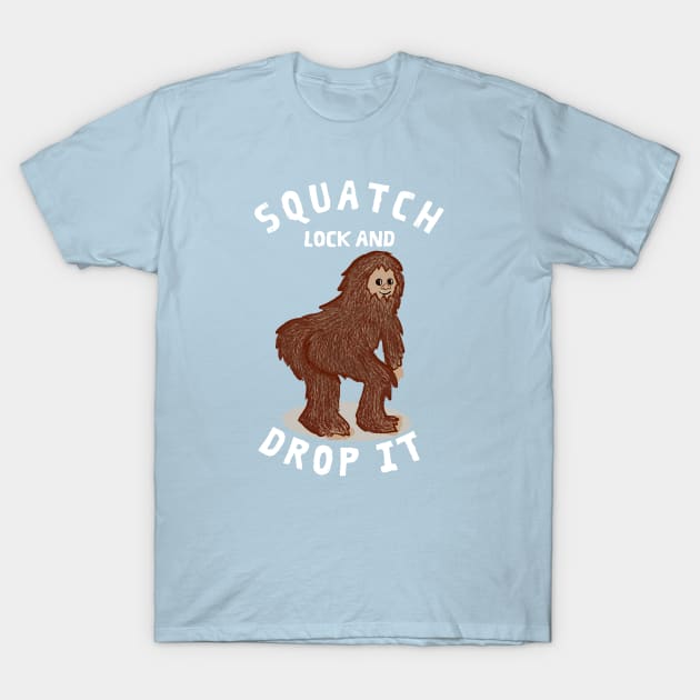 Sasquatch Twerking T-Shirt by Midnight Pixels